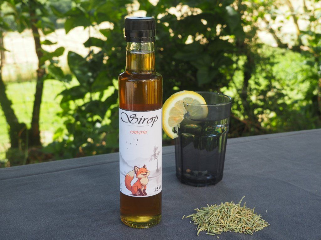 Nouveau chez UNFUFUZ : le sirop de romarin !