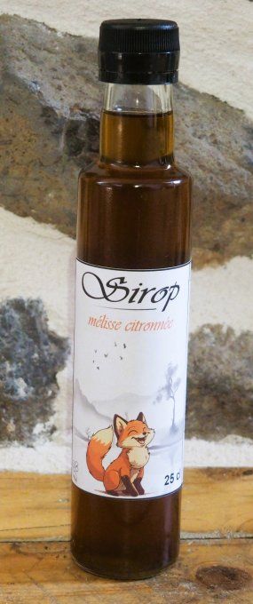 Sirop Melisse Citronnée