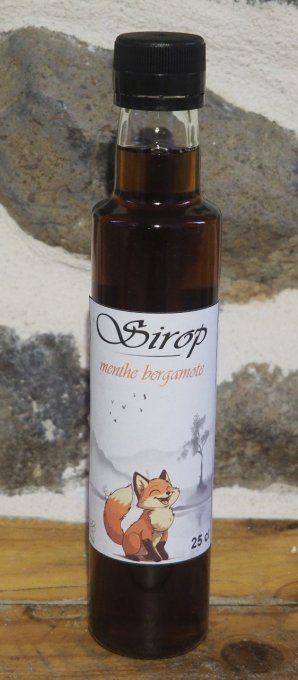 Sirop Menthe Bergamote