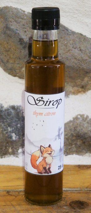 Sirop Thym Citron